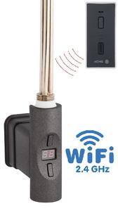 Hydronix Home Plus WiFi, O-profil, topná tyč 300 W Barva topné tyče: Antracit matný grafit, Připojení topné tyče: Bez kabelu s mechanickým vypínačem