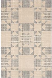Béžový vlněný koberec 133x190 cm Frotage beige – Agnella
