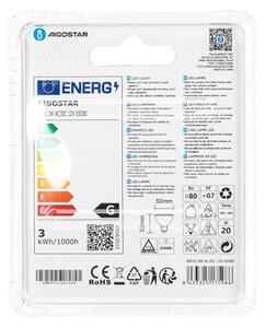 LED Žárovka MR16 GU5,3/3W/12V 6500K - Aigostar