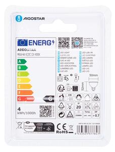 LED Žárovka MR16 GU5,3/4W/12V 4000K - Aigostar