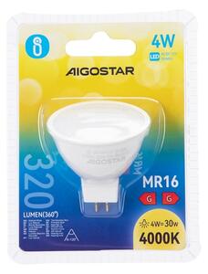 LED Žárovka MR16 GU5,3/4W/12V 4000K - Aigostar