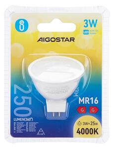 LED Žárovka MR16 GU5,3/3W/12V 4000K - Aigostar