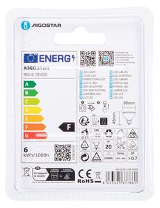 LED Žárovka MR16 GU5,3/6W/12V 4000K - Aigostar