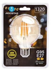 LED Žárovka G95 E27/12W/230V 2200K - Aigostar