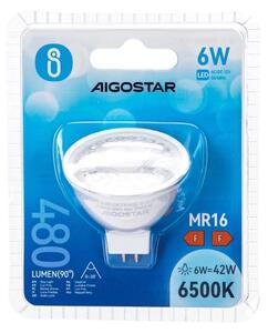 LED Žárovka MR16 GU5,3/6W/12V 6500K - Aigostar