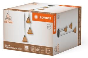 Ledvance - Lustr na lanku DECOR RAFFIA 3xE27/15W/230V rafie