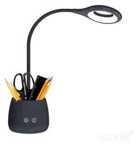LED Stm. flexi. nabíjecí stolní lampa LUSIA LED/5W/5V 3000/4000K 1200 mAh černá