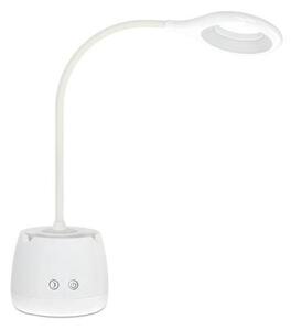 LED Stm. flexi. nabíjecí stolní lampa LUSIA LED/5W/5V 3000/4000K 1200 mAh bílá