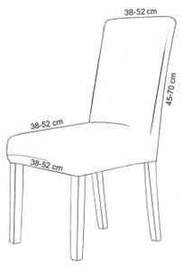 SPRINGOS Potah na židli elastický SPANDEX černý imitace kůže HA0036-XG