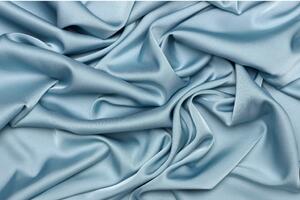 Saténové umělé hedvábí | Silky Armani - Tyrkysově modrá