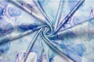 Saténové umělé hedvábí | Silky Armani - Art abstraktní vzor