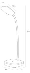 Zuma Line 1961-BK-LED Nabíjecí stolní lampa LED/7W/1200mAh 3000/4500/6000K černá