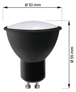 LED Žárovka ECOLINE GU10/6W/230V 4000K černá - Brilagi