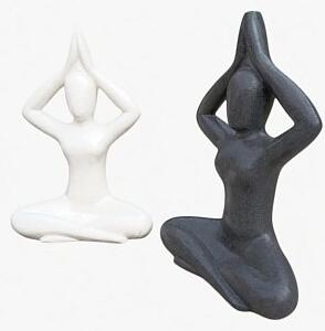 Teraco socha sedící jogínky – 62 cm