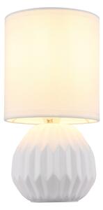Globo 21730W - Stolní lampa SYLAS 1xE14/40W/230V bílá
