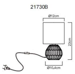 Globo 21730B - Stolní lampa SYLAS 1xE14/40W/230V modrá
