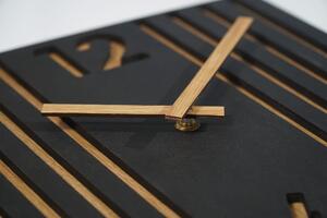 Nádherné nástěnné hodiny s lamelovým designem