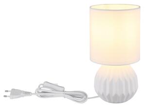 Globo 21730W - Stolní lampa SYLAS 1xE14/40W/230V bílá