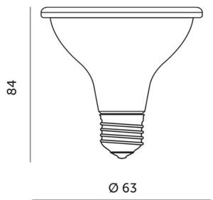 LED Žárovka pro růst rostlin PLANTY E27/7W/230V 1200K bílá