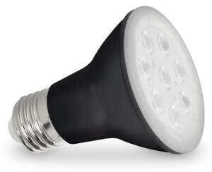 LED Žárovka pro růst rostlin PLANTY E27/7W/230V 1200K černá