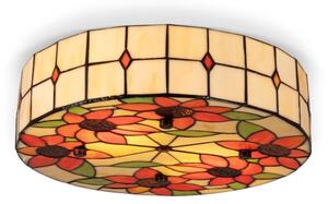 Brilagi - Tiffany vitrážové stropní svítidlo SUNFLOWER 3xE27/60W/230V pr. 40 cm