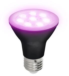 LED Žárovka pro růst rostlin PLANTY E27/7W/230V 1200K černá