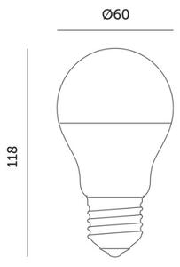 LED Žárovka pro růst rostlin PLANTY E27/11W/230V 1200K bílá