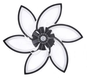 Brilagi-LED Stmívatelné svítidlo s ventilátorem LED/50W/230V 3000-6500K černá+DO