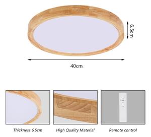 Brilagi - LED Stmívat. svítidlo WOODROUND LED/30W/230V 3000-6000K pr. 40 cm+DO