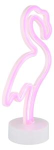Globo 28064 - LED Neonová stolní dekorace FLAMINGO LED/2W/3xAA plameňák