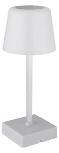Globo 28061SI-LED Stm. nab. dotyk. stolní lampa XAYDEN 2W/5V 800 mAh stříbrná