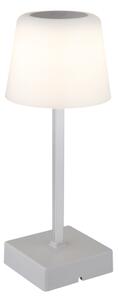 Globo 28061SI-LED Stm. nab. dotyk. stolní lampa XAYDEN 2W/5V 800 mAh stříbrná