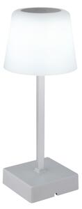 Globo 28061SI-LED Stm. nab. dotyk. stolní lampa XAYDEN 2W/5V 800 mAh stříbrná