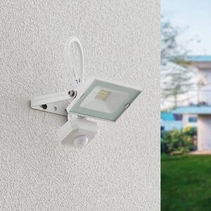 Lindby Aine LED venkovní spot bílý 12,3 cm senzor