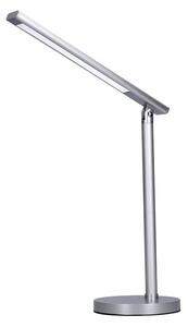 SOLIGHT LED stolní lampička stmívatelná 7W/3000K-6000K/400Lm, stříbrná