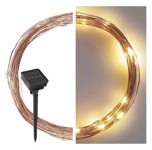 LED Solární řetěz LED/2,4W/1,2V 1xAA 15 m IP44 3000K 600 mAh