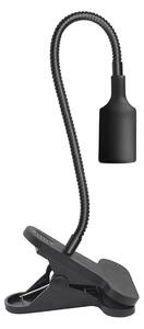 Flexibilní stolní lampa s klipem PLANTY 1xE27/30W/230V černá