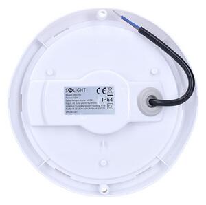 SOLIGHT LED venkovní přisazené svítidlo 13W/230V/910Lm/4000K/120°/IP54, kruhové bílé