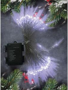 SOLIGHT LED venkovní rampouchy, 50 LED, časovač, 8 funkcí, IP44, 3xAA baterie