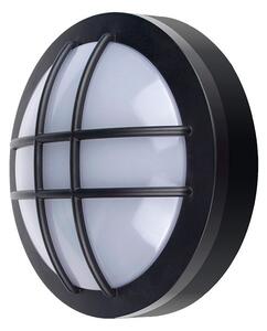 SOLIGHT LED venkovní přisazené svítidlo s mřížkou 13W/230V/910Lm/4000K/120°/IP65, kruhové černé