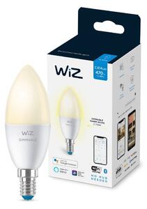 LED Stmívatelná žárovka C37 E14/4,9W/230V 2700K CRI 90 Wi-Fi - WiZ