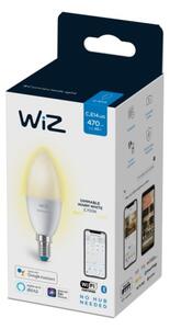 LED Stmívatelná žárovka C37 E14/4,9W/230V 2700K CRI 90 Wi-Fi - WiZ