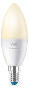 LED Stmívatelná žárovka C37 E14/4,9W/230V 2700K CRI 90 Wi-Fi - WiZ