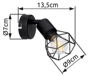 Brilagi - Nástěnné bodové svítidlo CAGE 1xE14/40W/230V