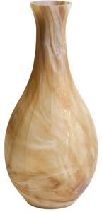 Kave Home Hnědá skleněná váza Nerola 46 cm
