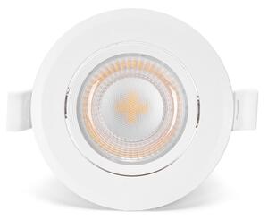 Aigostar - SADA 3x LED Podhledové svítidlo LED/5W/230V 3000K pr. 8,5 cm bílá