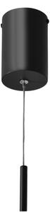 LED Lustr na lanku PUMA LED/10W/230V pr. 15 cm černá
