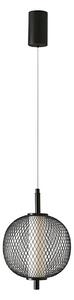 LED Lustr na lanku PUMA LED/10W/230V pr. 20 cm černá