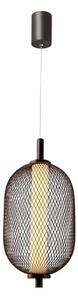 LED Lustr na lanku PUMA LED/10W/230V pr. 15 cm černá