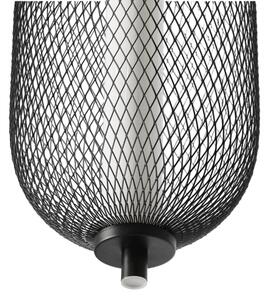 LED Lustr na lanku PUMA LED/10W/230V pr. 15 cm černá